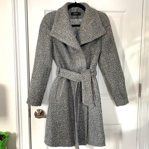 OLYSS Warm Classy Gray Peacoat